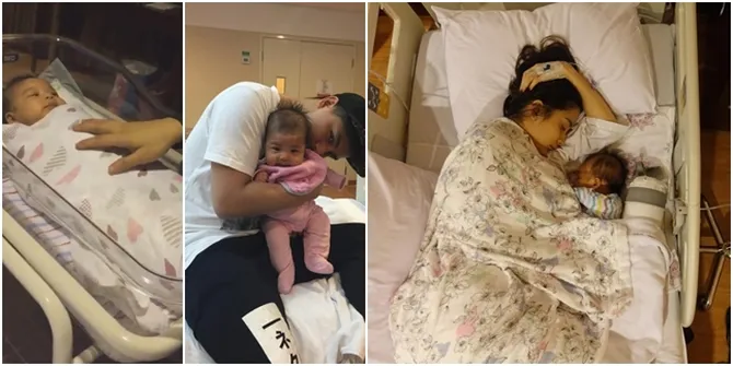 FOTO Ketika Nastusha Ikut Chelsea Olivia Tidur di RS, Nggemesin