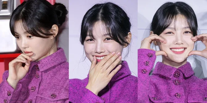 Foto Kim Yoo Jung di Preskon '20TH CENTURY GIRL', Pakaian Dibilang Kayak Ibu-Ibu Tapi Ketolong Visual Luar Biasa
