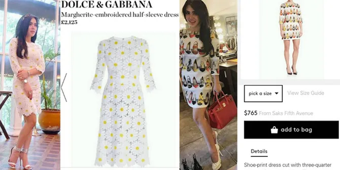 FOTO: Koleksi Baju Mewah Syahrini Dari Desainer Ternama Dunia