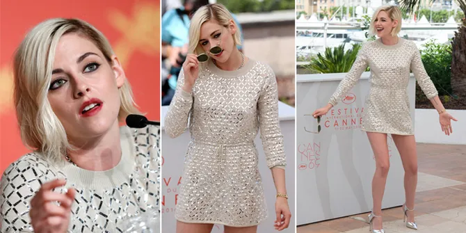 FOTO: Kristen Stewart Dandan Girly, Cantiknya Bikin Jatuh Cinta