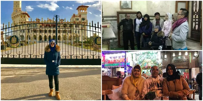 FOTO: Lanjut ke Mesir Usai Umrah, Julia Perez Wujudkan Impiannya