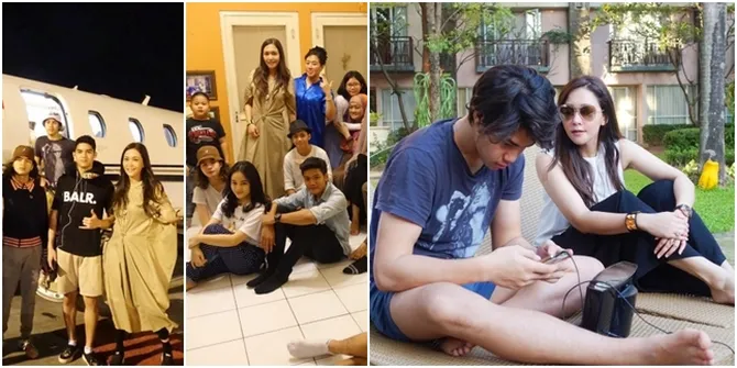 FOTO Lebaran Mewah Maia Estianty, Naik Jet - Tinggal di Hotel