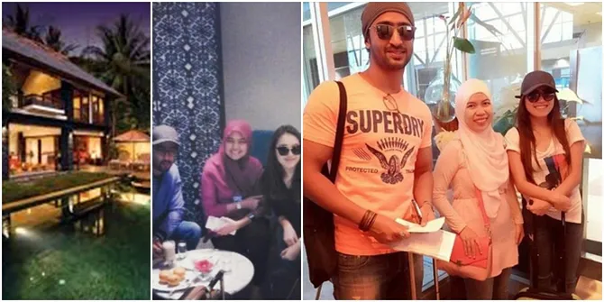 [Foto] Liburan Shaheer Sheikh dan Ayu Ting Ting di Lombok, Mesra!