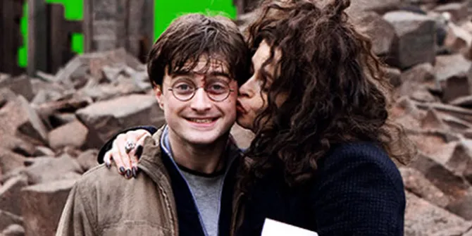 Foto Lucu Dan Menarik Selama Pembuatan Film HARRY POTTER