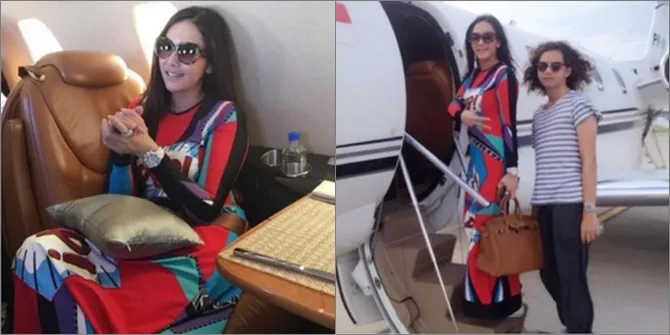 FOTO: Maia Estianty & Dul Naik Jet Pribadi, Dananya Ratusan Juta!