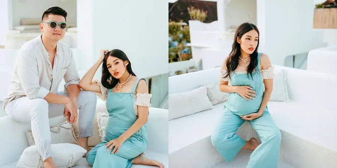 Foto Maternity Shoot Tiffany Istri Chef Arnold, Usia 7 Bulan Hampir Nggak Kelihatan Baby Bump