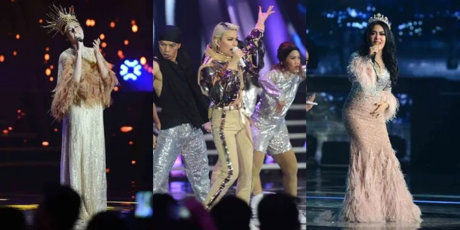 FOTO: Memukau! Agnez Mo - Syahrini Meriahkan Acara HUT SCTV ke-27