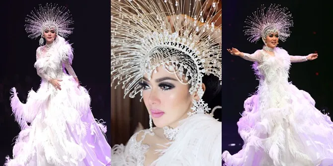 FOTO Menembus Awan Manja Ini Gaya Cantik Syahrini Jadi Dewi Angin