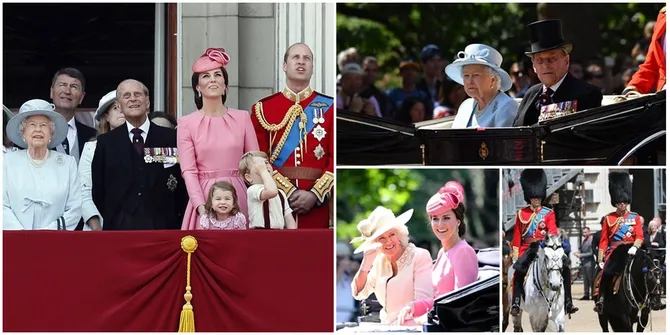 FOTO: Meriahnya Trooping The Color, Perayaan Ultah Ratu Inggris