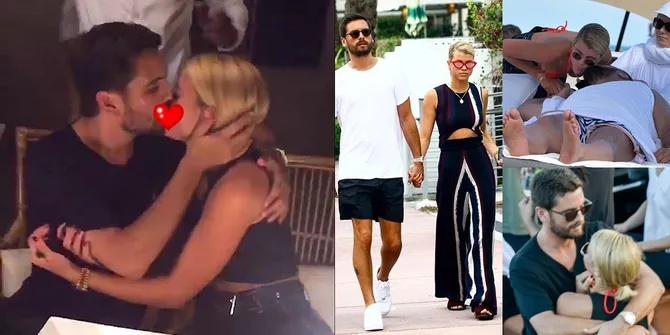 FOTO: Mesranya Scott Disick & Sofia Richie di Miami, Peluk - Cium