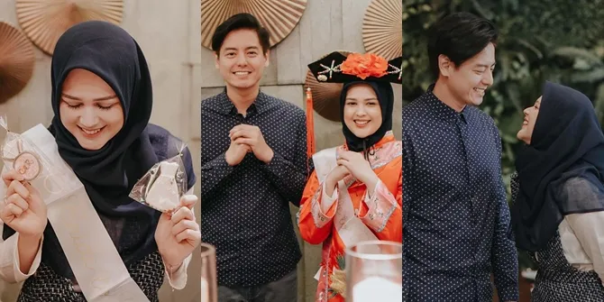 FOTO: Momen Bridal Shower Cut Meyriska dan Roger Danuarta, Penuh Kejutan Manis