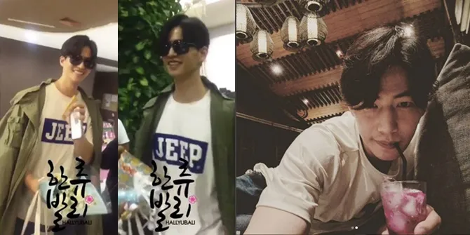 FOTO: Momen Kedatangan Song Jae Rim di Bali, Super Ramah ke Fans