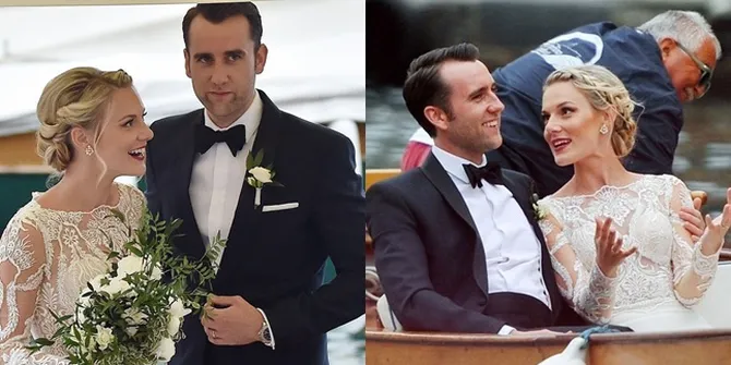 FOTO: Momen Nikahan Matthew Lewis 'Neville Longbottom' di Italia