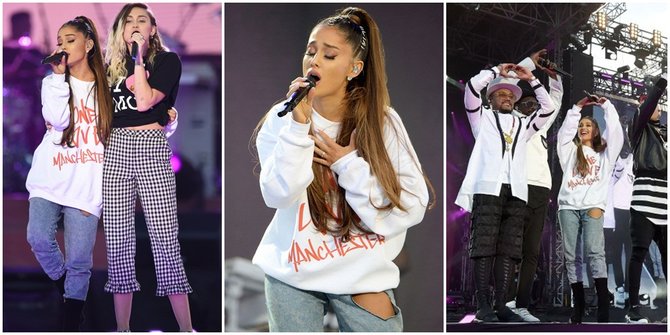 FOTO: Momen Spesial Dari Ariana Grande di 'One Love Manchester'