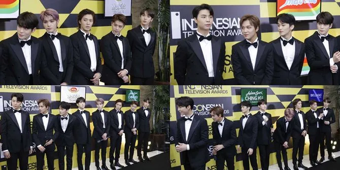 Foto NCT 127 di Black Carpet Indonesian Television Awards 2019, Gantengnya Daebak!