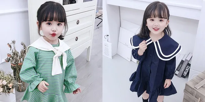 FOTO: Niu Niu Model Cilik China yang Selalu Imut & Senyum Manis