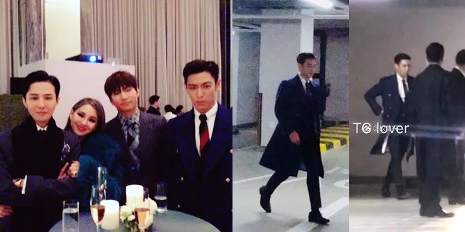 FOTO: Pasca Kasus Ganja, T.O.P Tetap Datang ke Pernikahan Taeyang