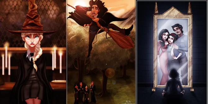 FOTO: Para Prince & Princess Disney Pernah Sekolah di Hogwarts!