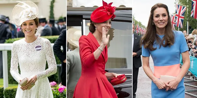 FOTO: Parade Fashion Mewah Kate Middleton, Makin Cantik & Elegan