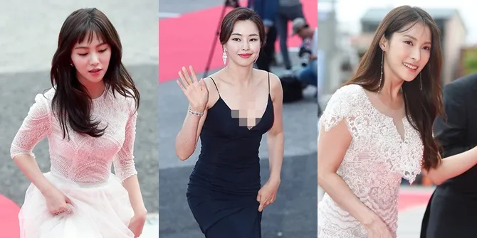 FOTO: Parade Gaun Cantik Elegan di Red Carpet Korea Drama Awards