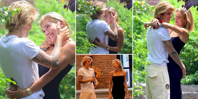 FOTO: Peluk - Cium, Kemesraan Justin Bieber & Hailey Bikin Baper!