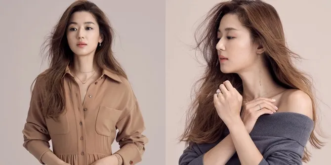 FOTO: Pemotretan Jun Ji Hyun Bersama Elle, Cantik dan Berkelas