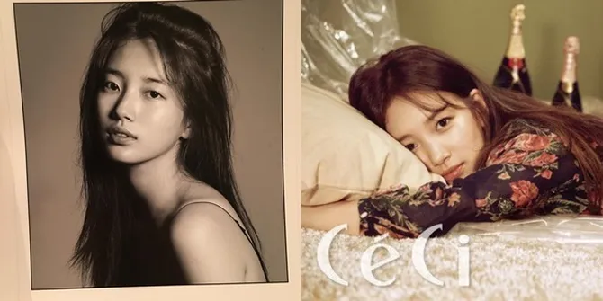 FOTO: Pemotretan Majalah, Suzy Miss A Makin Cantik Tanpa Makeup