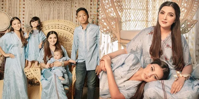 FOTO: Pemotretan Ramadan Ashanty - Aurel, Kompak Cantiknya