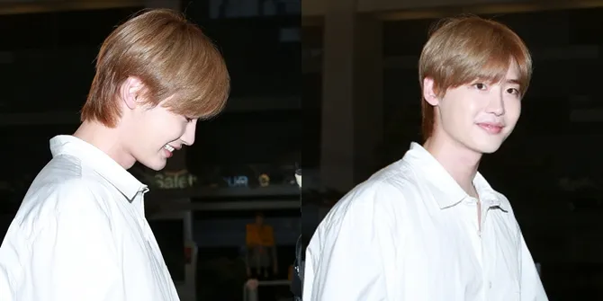 FOTO: Penampilan Baru Lee Jong Suk Dengan Rambut Blonde, Cute!