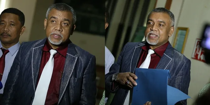 FOTO: Pengacara Suryono Saat Ditanya Isu Prostitusi Bella Shofie