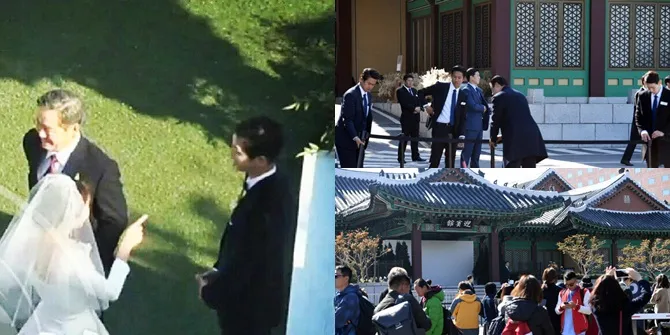 FOTO: Penjagaan Super Ketat di Venue Pernikahan Song Song Couple