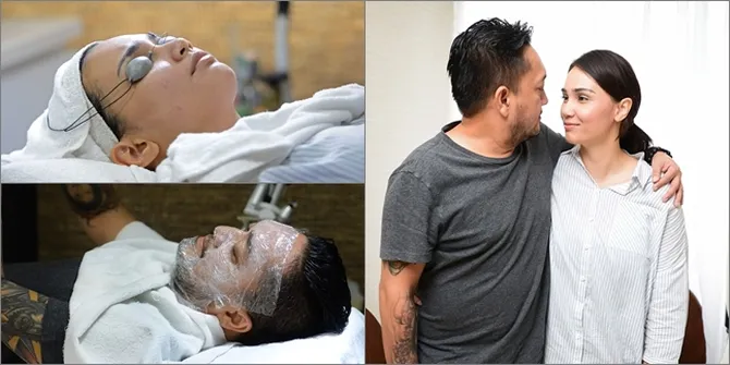 FOTO: Perawatan Cantik Feby Febiola & Franky Jelang Pernikahan