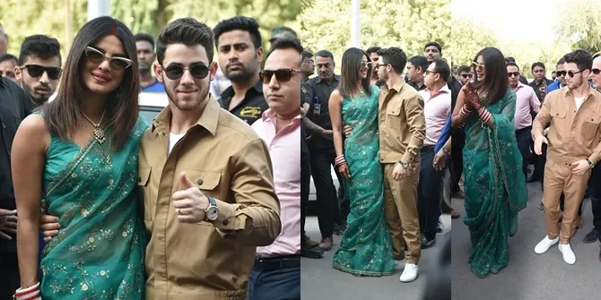 Foto Perdana Priyanka Chopra dan Nick Jonas Setelah Resmi Menikah