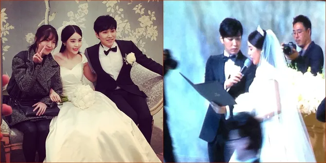 Foto Perkawinan Tertutup Sungmin-Kim Sa Eun Beredar di Instagram
