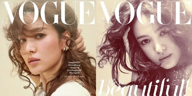 FOTO: Pesona Cantik Song Hye Kyo Jadi Cover Vogue Jelang Menikah