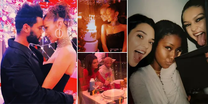 FOTO: Pesta Ultah Bella Hadid, Ada The Weeknd - Kendall Jenner!