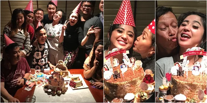FOTO: Pesta Ultah Dewi Perssik ke-31, Heboh Dengan Orang Terdekat