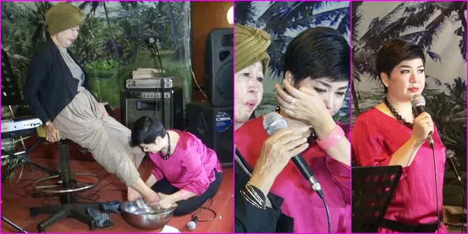 Foto Prosesi Dewinta Adik Annisa Bahar Lepas Nama Keluarga