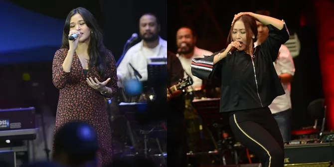 FOTO Raisa - Inul Ikut Tampil Dalam Konser Amal Untuk Korban Palu