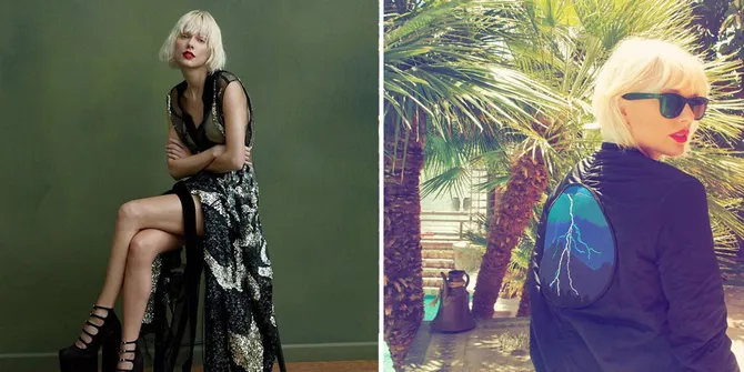 FOTO: Rambut Baru Blonde Taylor Swift, Makin Cantik Atau ...