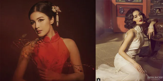 FOTO: Rayakan Imlek, Intip Pemotretan Glamor - Mewah Sandra Dewi