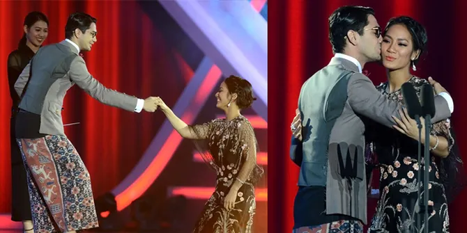 FOTO: Reza Rahadian Perlakukan Tara Basro Bak Princess di FFI