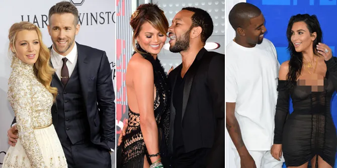 FOTO: Romantis Mesra, Inilah 10 Pasangan Terbaik di Hollywood