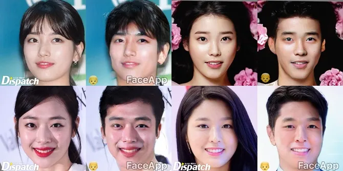 FOTO: Saat Idol Cantik Diedit Jadi Cowok, Ganteng Atau Aneh?