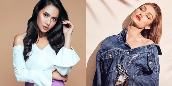 FOTO Sama-Sama di New York Pevita Pearce Sempat Difoto Gigi hadid