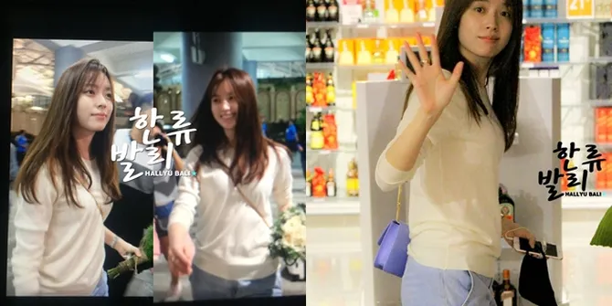 FOTO: Sampai di Bali, Han Hyo Joo Tetap Cantik Meski No Makeup