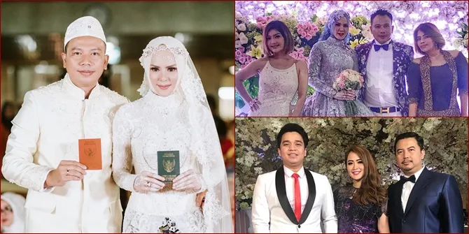 FOTO: Sederet Artis di Nikahan Vicky - Angel Lelga, Glamour!