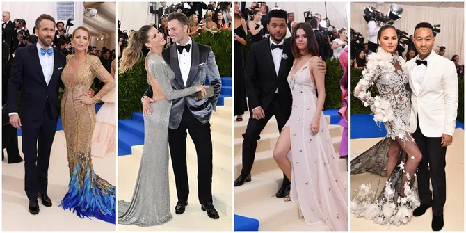 FOTO: Sederet Pasangan Seleb di Met Gala, Mesra di Red Carpet