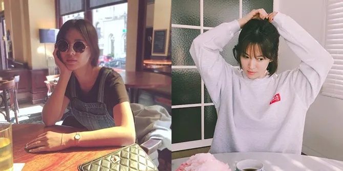 FOTO: Style Casual & Wajah No Makeup Song Hye Kyo, Tetap Cantik