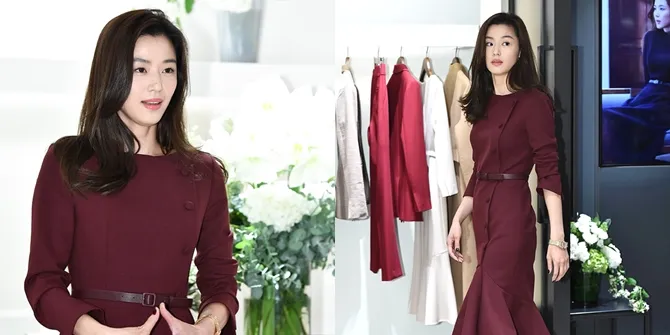 FOTO: Style Musim Gugur Jun Ji Hyun, Simple Tapi Cantik & Elegan